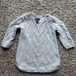 Baby Gap tan sweater dress 12 - 18 mths